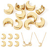 10Pcs Brass Beads KK-TA0001-72G-1