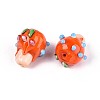 Handmade Lampwork Bumpy Beads LAMP-T022-06E-3