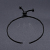 Adjustable 201 Stainless Steel Slider Bracelets Making STAS-S105-JN646-4-4