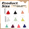Cotton Wine Glass Charms AJEW-LP00016-2