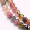 Natural Tourmaline Beads Strands G-F509-35-4mm-3