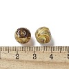 Handmade Gold Foil Glass Beads LAMP-P068-13C-2