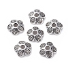 Tibetan Style Bead Caps TIBEB-S039-046AS-NR-1