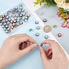 60pcs 10 colors 304 Stainless Steel European Beads FIND-DC0001-26-3