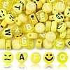 200Pcs Opaque Acrylic Beads MACR-FS0001-87-1