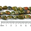 Natural Unakite Beads Strands G-G117-B03-01-5