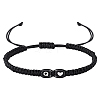 1Pc Adjustable Nylon Cord Braided Bracelets for Women Men BJEW-LP0001-31A-Q-1