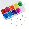 Faceted Bicone Transparent Acrylic Beads TACR-CJ0001-03-4