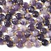 Natural Lepidolite Beads Strands G-C116-A09-02-2
