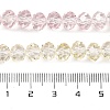 Transparent Painted Glass Beads Strands DGLA-A034-T8mm-A25-3