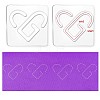 Acrylic Earring Handwork Template TOOL-WH0152-010-5