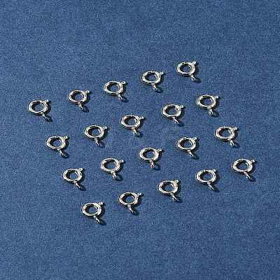 Brass Spring Ring Clasps KK-FS0001-50P-1