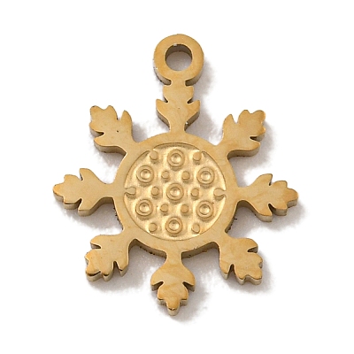 Christmas 304 Stainless Steel Charms STAS-Z093-03C-G-1