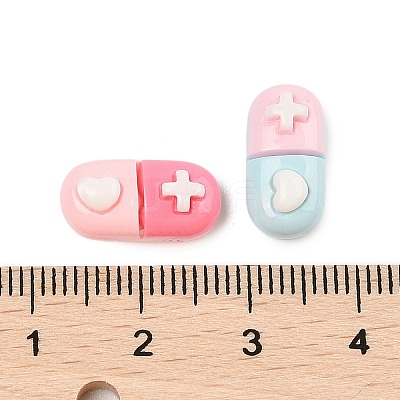 Opaque Resin Cabochons LS-CRES-M037-08C-1