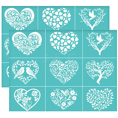 Self-Adhesive Silk Screen Printing Stencil DIY-WH0638-044-1