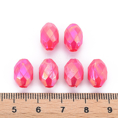 Opaque Acrylic Beads TACR-S153-32I-03-1