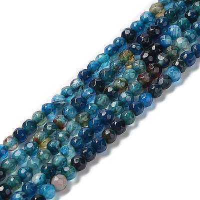 Natural Agate Beads Strands G-Q1000-02G-1