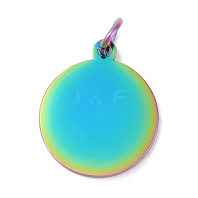 Ion Plating(IP) 304 Stainless Steel Pendants LS-STAS-I311-33E-RC-1