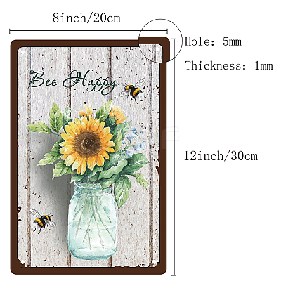Metal Iron Sign Poster AJEW-WH0157-387-1