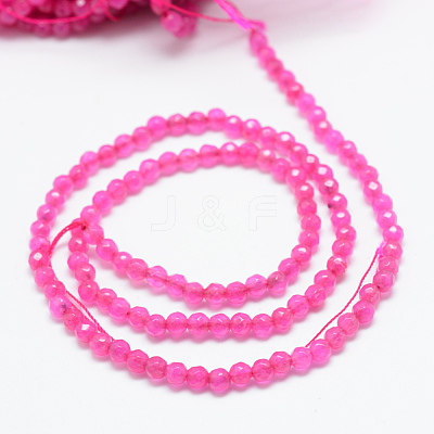 Natural Agate Bead Strands X-G-R344-3mm-34-1