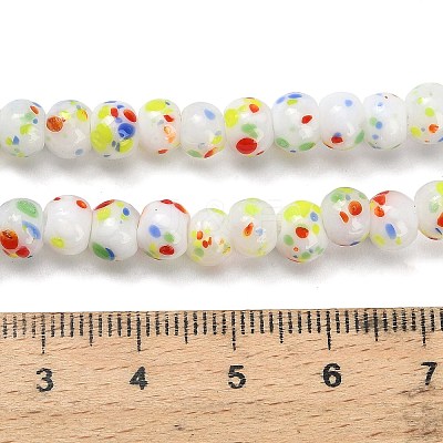 Handmade Lampwork Beads Strands LAMP-H071-01A-03-1