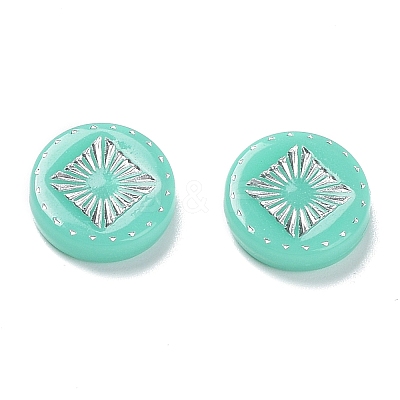 Opaque Acrylic Beads LS-OACR-G016-07D-1