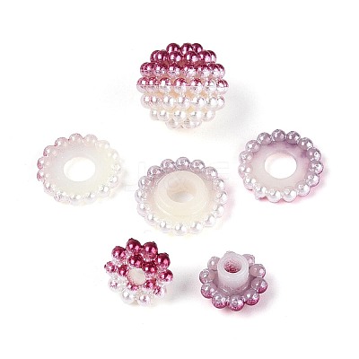 Imitation Pearl Acrylic Beads OACR-T004-15mm-09-1