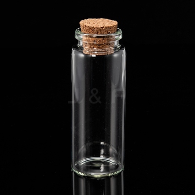 Glass Jar Glass Bottles X-AJEW-H004-2-1