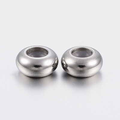202 Stainless Steel Beads STAS-F148-8mm-07P-1