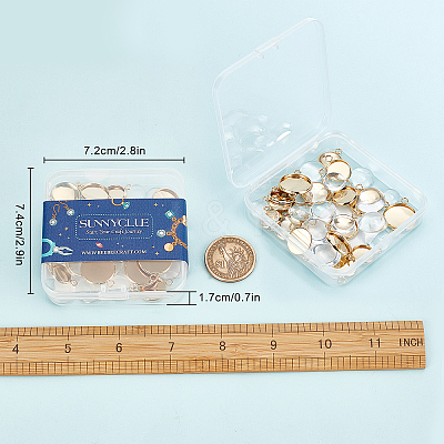 DIY Flat Round Link Making Kit DIY-SC0018-09-1