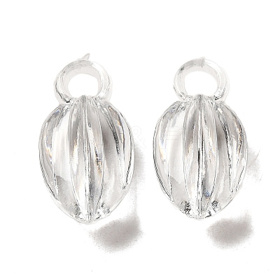 Transparent Acrylic Pendants TACR-G048-39-1