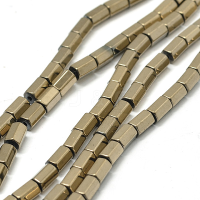 Electroplate Non-magnetic Synthetic Hematite Bead Strands G-F300-38A-06-1