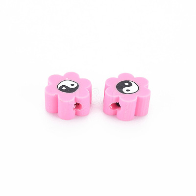 Handmade Polymer Clay Beads CLAY-N008-027D-1