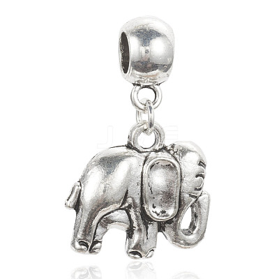 Tibetan Style Alloy Pendants PALLOY-P122-14AS-1