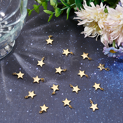 20Pcs Brass Pendants KK-BBC0004-22-1