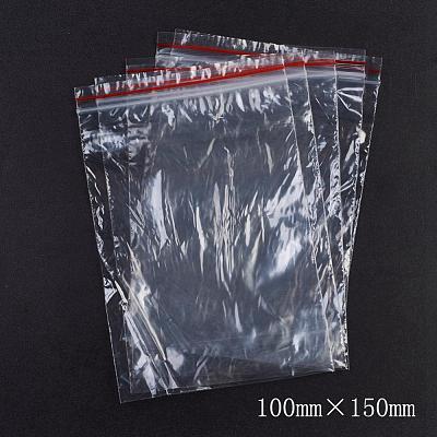 Plastic Resealable Packaging Bags OPP-G001-E-10x15cm-1