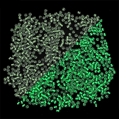 11/0 Luminous Glass Seed Beads LS-LUMI-PW0001-186A-11-1