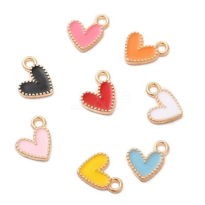 Alloy Enamel Charms FIND-G055-20G-1