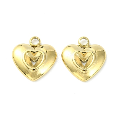 304 Stainless Steel Pendant Rhinestone Settings STAS-L269-017G-1