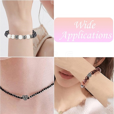 6Pcs 6 Styles 316 Surgical Stainless Steel European Beads STAS-CJ0002-69-1