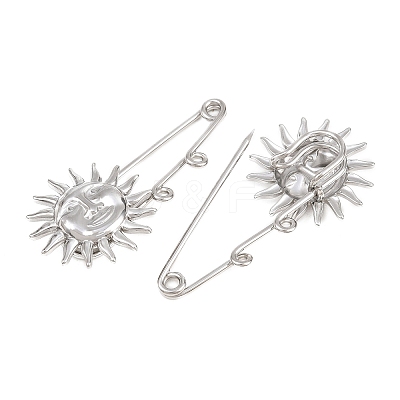 Sun 304 Stainless Steel Safety Pins Brooch Findings SA-CBA098D-13B-P-1