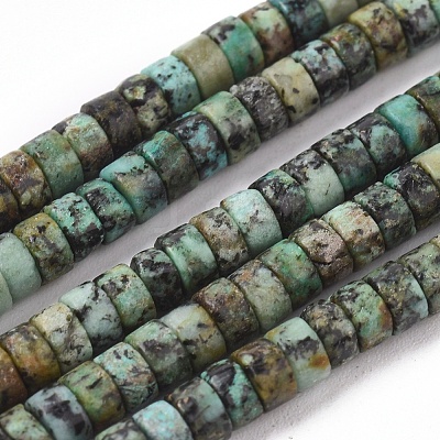 Natural African Turquoise(Jasper) Beads Strands G-F631-A29-1