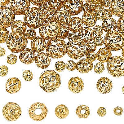 90Pcs 3 Styles Brass Beads KK-SC0007-94-1
