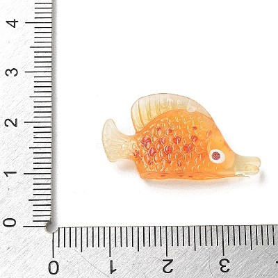 Transparent Resin Pendants RE-CBA098D-01D-1