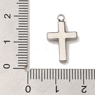 304 Stainless Steel Rhinestone Pendants STAS-S131-11P-1