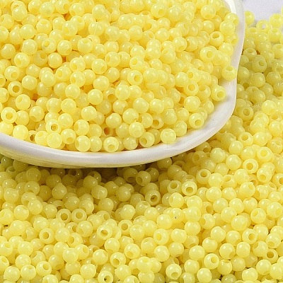 Opaque Acrylic Beads SACR-A007-01B-18-1