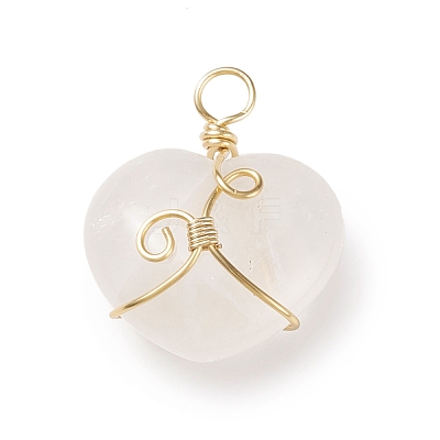 Natural Mixed Stone Pendants PALLOY-JF01858-1