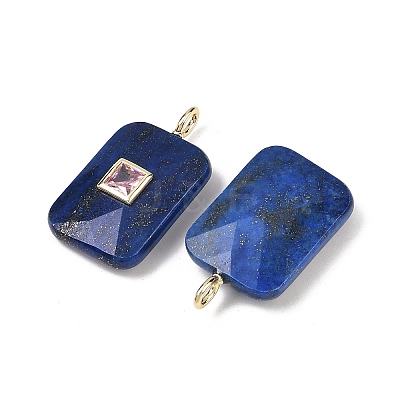 Dyed Natural Lapis Lazuli Pendants LS-G-I391-03G-08-1
