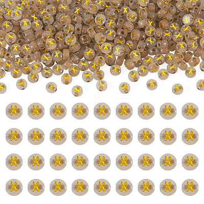 50G Luminous Transparent Acrylic Beads OACR-TAD0001-01X-1