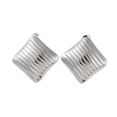 304 Stainless Steel Earrings EJEW-O004-04P-1